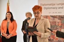 Изложбата „Дипломация и изкуство“, част 2 бе представена в Националния музей на Черна гора