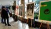 MOBILE EXHIBITION WITH POSTERS ON THE THEME "COEXISTENCE" VISITS A NEW BULGARIAN UNIVERSITY