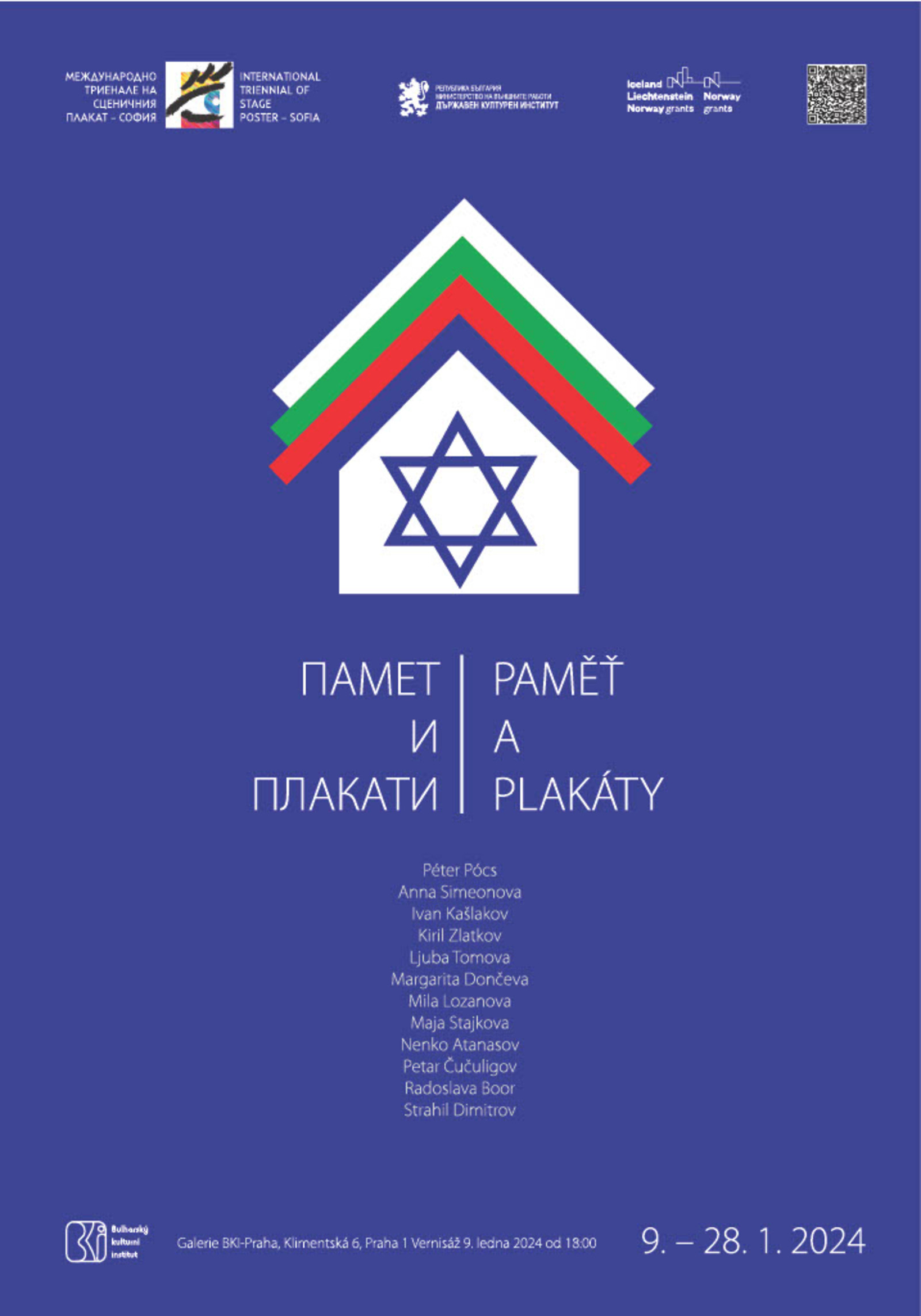 Откриване на изложбата „Памет и плакати“ в Прага
