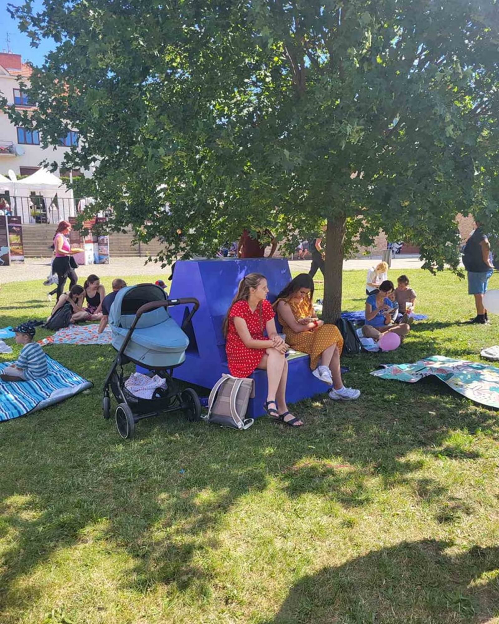The Letter-benches from the Project "The Hidden Letters" were Еxhibited in Velehrad, Czechia
