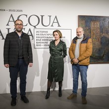 A Painting by Nikola Tanev from the Art Collection of the Ministry of Foreign Affairs – a Highlight of the Exhibition “Acqua Alta”