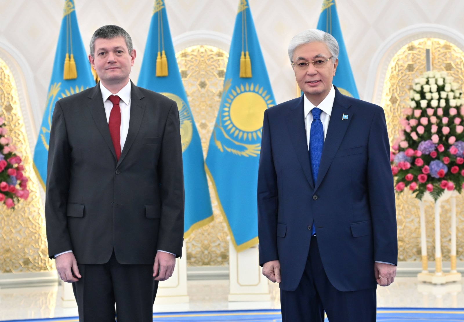 Тhe Ambassador Extraordinary and Plenipotentiary of the Republic of Bulgaria to the Republic of Kazakhstan, Mr. Georgi Vodenski, presented his credentials to the President of the Republic of Kazakhstan, Mr. Kassym-Jomart Tokayev
