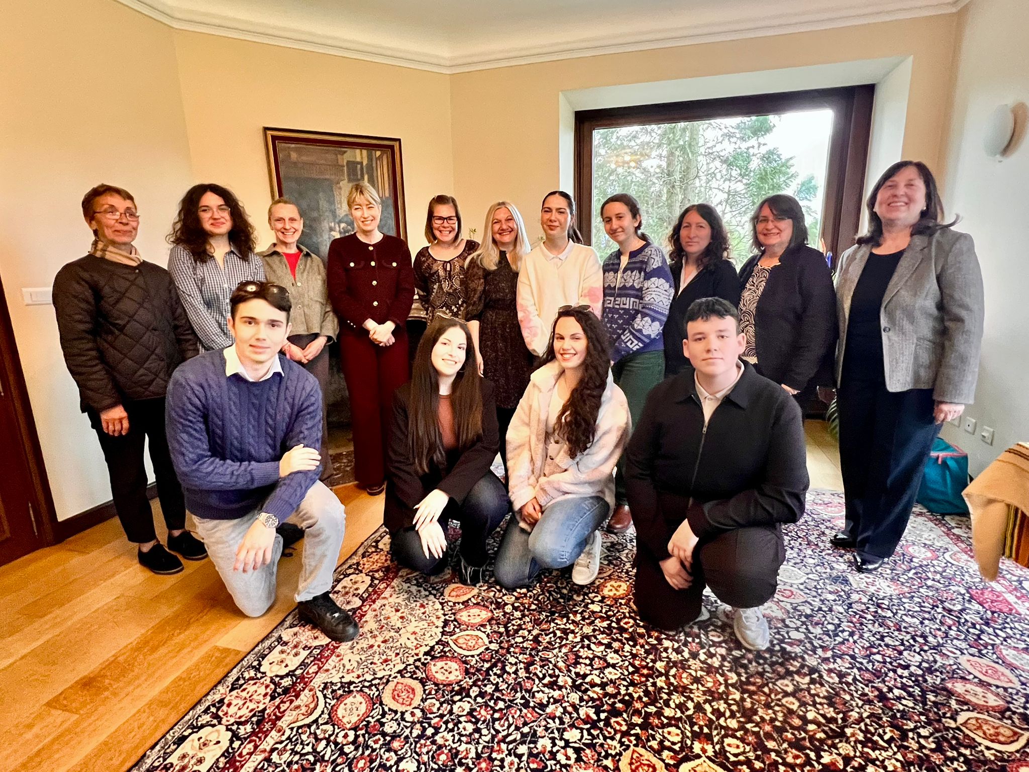 Presentation of a student project under the programme “The Untold Stories of Bulgarians” at the Embassy of the Republic of Bulgaria in Brussels