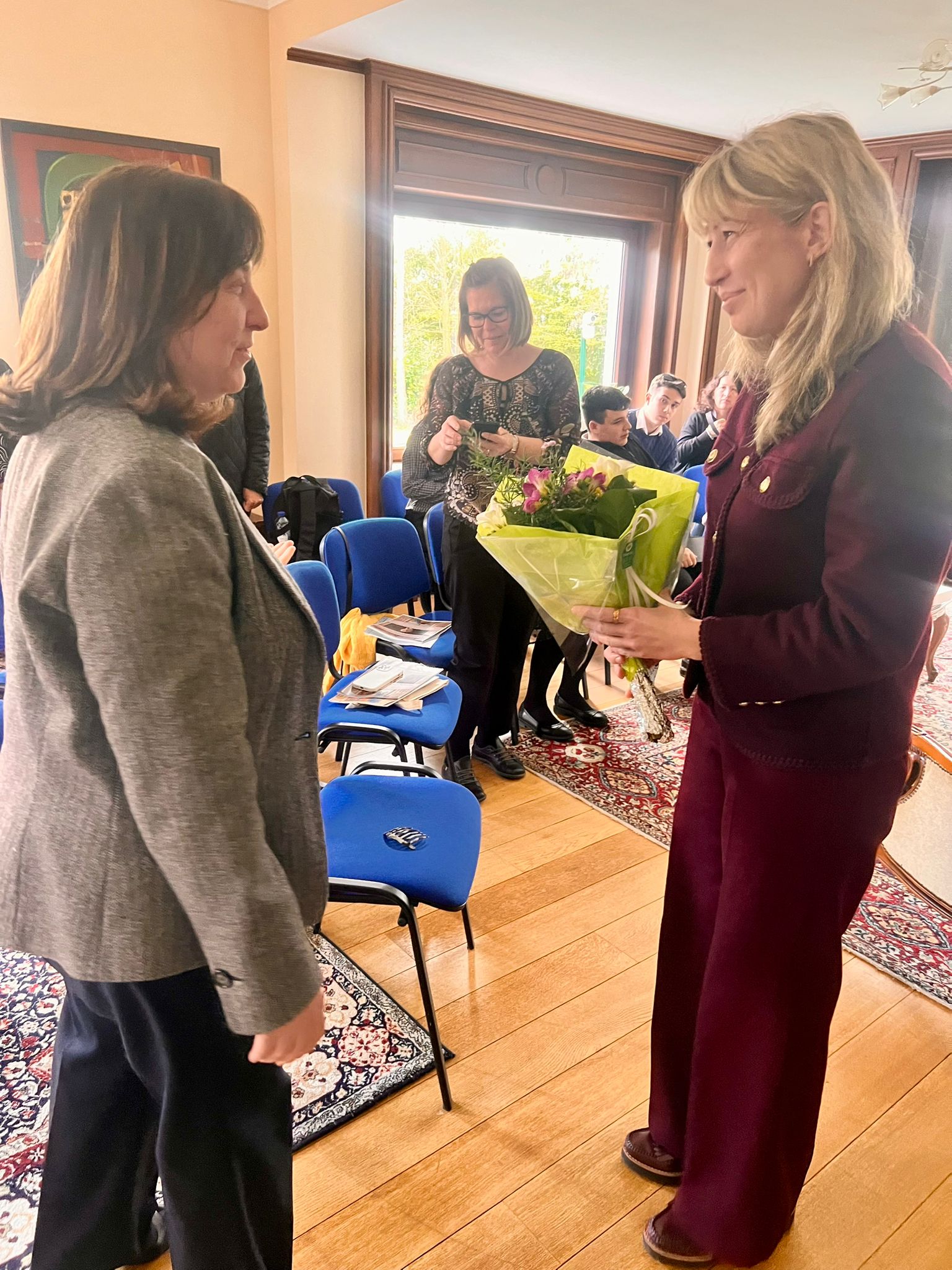 Presentation of a student project under the programme “The Untold Stories of Bulgarians” at the Embassy of the Republic of Bulgaria in Brussels