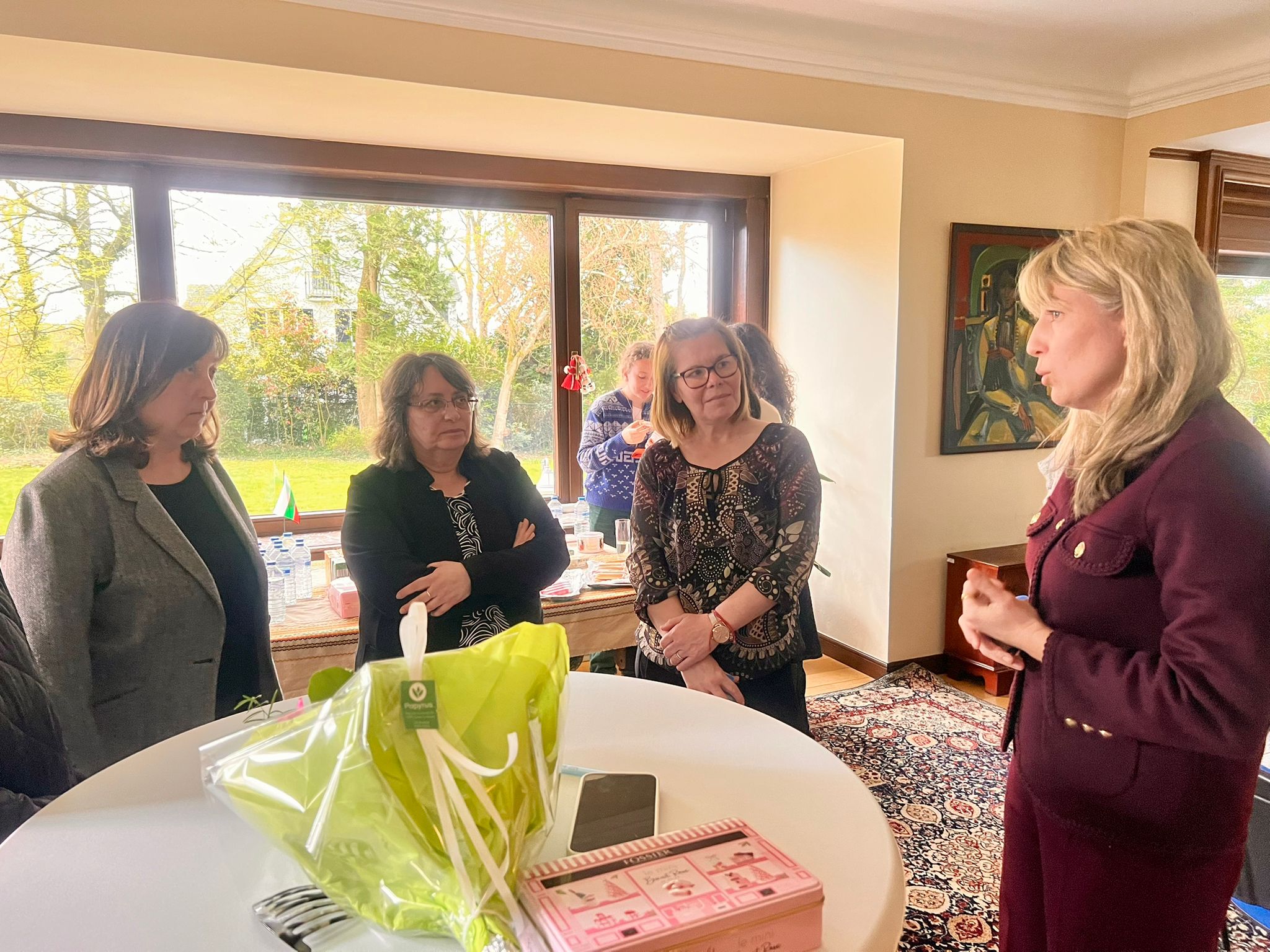 Presentation of a student project under the programme “The Untold Stories of Bulgarians” at the Embassy of the Republic of Bulgaria in Brussels