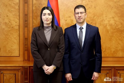 Посланик Никола Николов проведе протоколна среща с министъра на вътрешните работи на Република Армения Арпине Саргсян