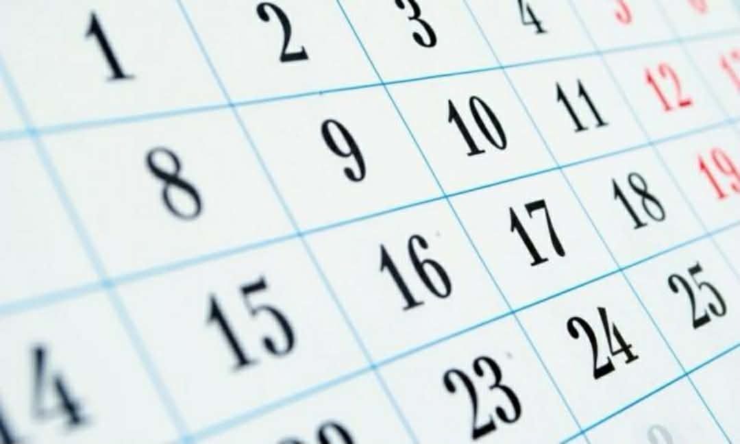 Non-working holidays May 1, 6 and 8, 2026