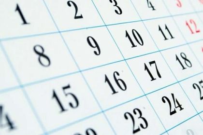 Non-working holidays May 1, 6 and 8, 2026