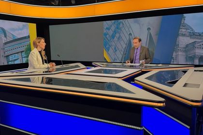 Интервю на министъра на външните работи Велислава Петрова за предаването "Talking Europe" на френския международен новинарски телевизионен канал FRANCE 24