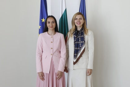 Minister Petrova Met with EU Youth Delegate to the UN Emili Karakoleva