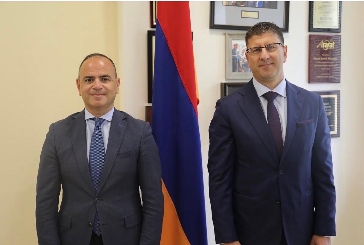 A bilateral meeting was held with Zareh Sinanyan, the High Commissioner for the Diaspora of the Republic of Armenia