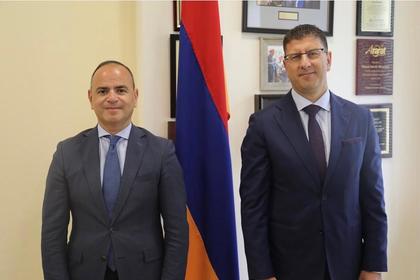 A bilateral meeting was held with Zareh Sinanyan, the High Commissioner for the Diaspora of the Republic of Armenia