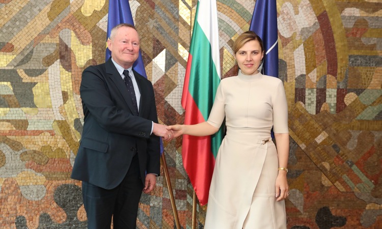 Minister Petrova Meets with Council of Europe Commissioner for Human Rights Michael O’Flaherty