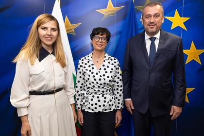 Ministers Velislava Petrova and Georgi Peev Meet European Commissioner Marta Kos