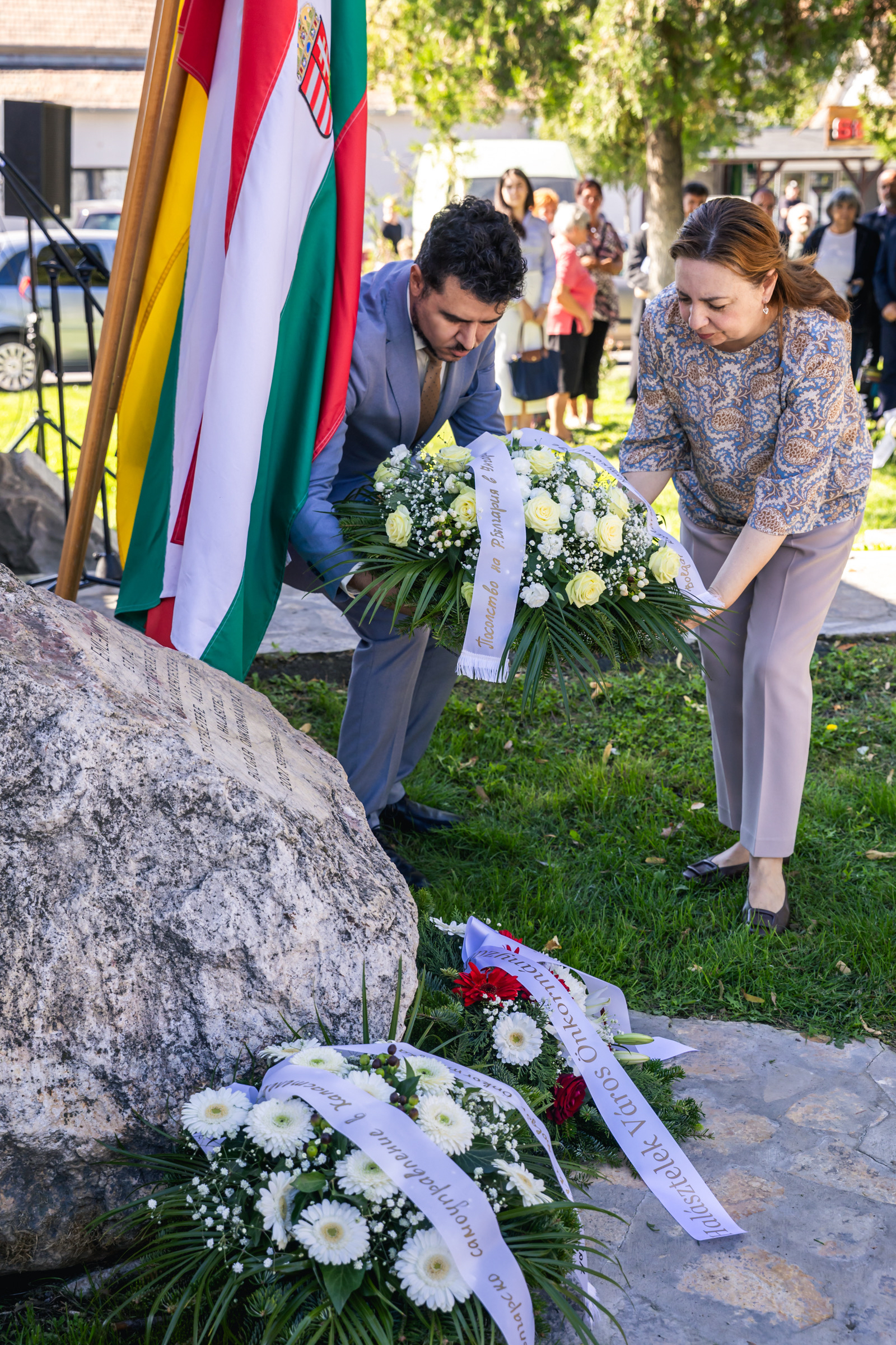 Тържествено отбелязване на Деня на независимостта на България в град Халастелек