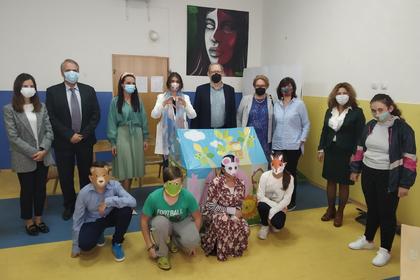 Церемония по предаване на дарения за Основно училище за деца с нарушен слух и говор в Битоля