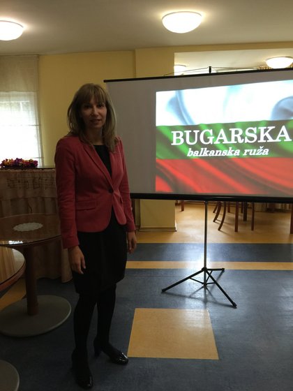 Лекция на посланик Таня Димитрова в културен дом „Максимир“, Загреб 