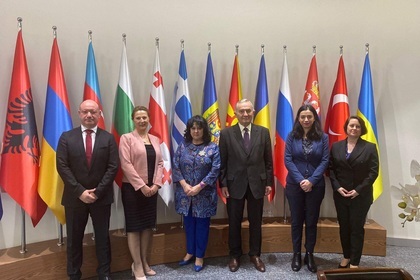 Official delegation of the Ministry of Foreign Affairs met in Istanbul with BSEC Secretary General Lazar Comanescu 