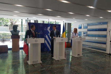 Deputy Minister Vasil Georgiev took part in a tripartite meeting of the Ministers for European Affairs in Athens