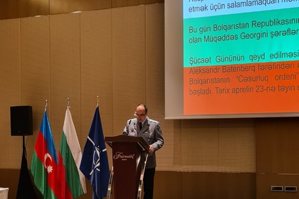 6 май-Ден на храбростта и празник на Българската армия бе отбелязан в Баку